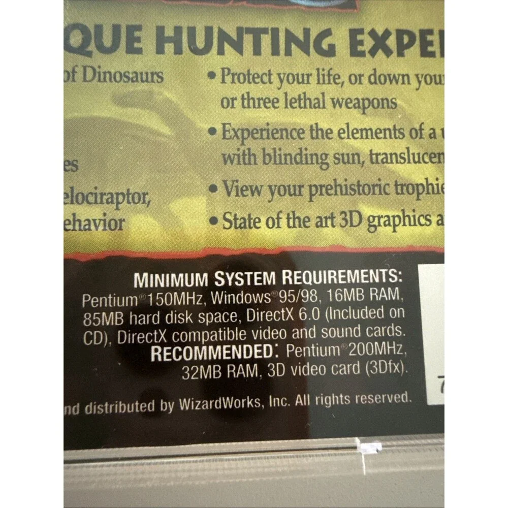 Lot Cabela's Big Game Hunter I & II CARNIVORES Deer Hunter II for PC CD-ROM
